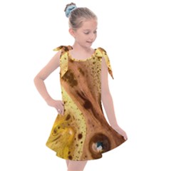 Abstract Art Modern Detail Macro Kids  Tie Up Tunic Dress by Wegoenart