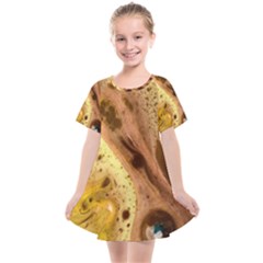 Abstract Art Modern Detail Macro Kids  Smock Dress by Wegoenart