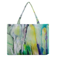 Art Abstract Modern Abstract Zipper Medium Tote Bag by Wegoenart