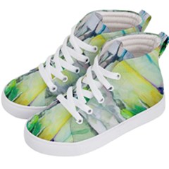 Art Abstract Modern Abstract Kid s Hi-top Skate Sneakers by Wegoenart