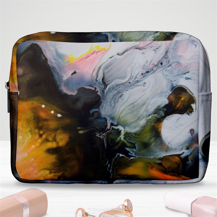 Art Abstract Painting Abstract Make Up Pouch (Large)