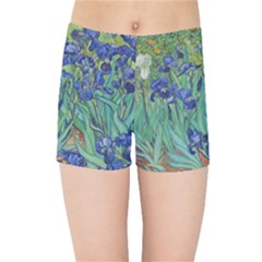 Antique Art Artwork Bloom Blooming Kids Sports Shorts by Wegoenart