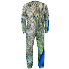 Peacock Bird Colorful Plumage Onepiece Jumpsuit (men)  by Wegoenart