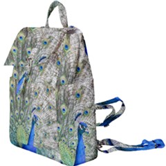 Peacock Bird Colorful Plumage Buckle Everyday Backpack by Wegoenart