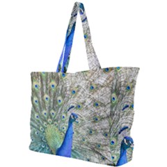 Peacock Bird Colorful Plumage Simple Shoulder Bag by Wegoenart