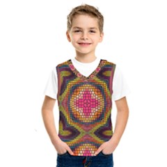 Kaleidoscope Art Pattern Ornament Kids  Sportswear by Wegoenart