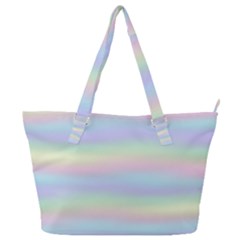 Holographic Foil Pastels Wallpaper Full Print Shoulder Bag by Wegoenart