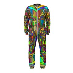 Mandala Star Interlocked Onepiece Jumpsuit (kids) by Wegoenart