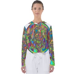 Mandala Star Interlocked Women s Slouchy Sweat