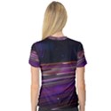 Abstract Cosmos Space Particle V-Neck Sport Mesh Tee View2