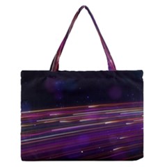 Abstract Cosmos Space Particle Zipper Medium Tote Bag by Wegoenart