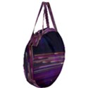 Abstract Cosmos Space Particle Giant Round Zipper Tote View3