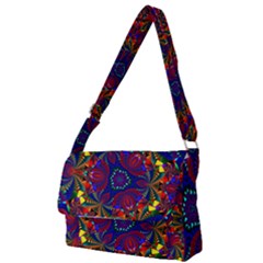 Kaleidoscope Pattern Ornament Full Print Messenger Bag by Wegoenart