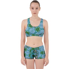 Forest Kaleidoscope Pattern Work It Out Gym Set by Wegoenart