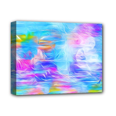 Background Drips Fluid Colorful Deluxe Canvas 14  X 11  (stretched) by Wegoenart