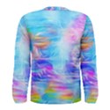 Background Drips Fluid Colorful Men s Long Sleeve Tee View2