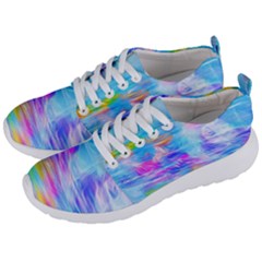 Background Drips Fluid Colorful Men s Lightweight Sports Shoes by Wegoenart