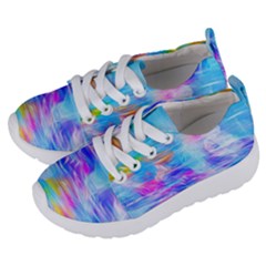 Background Drips Fluid Colorful Kids  Lightweight Sports Shoes by Wegoenart