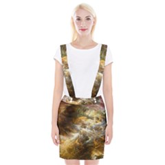 Fractal Background Color Colorful Braces Suspender Skirt by Wegoenart