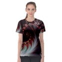 Digital Fractal Fractals Fantasy Women s Sport Mesh Tee View1