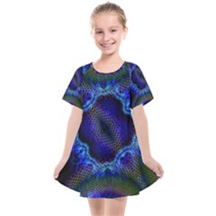 Kaleidoscope Art Pattern Ornament Kids  Smock Dress