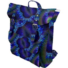 Kaleidoscope Art Pattern Ornament Buckle Up Backpack