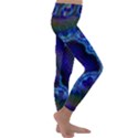 Kaleidoscope Art Pattern Ornament Kids  Lightweight Velour Classic Yoga Leggings View3