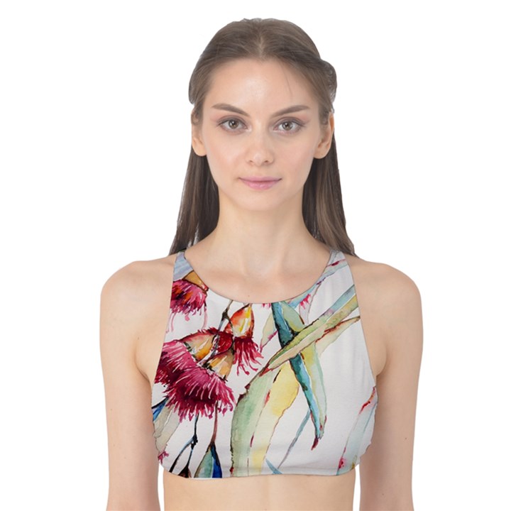 Plant Nature Flowers Foliage Tank Bikini Top