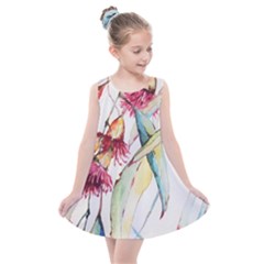 Plant Nature Flowers Foliage Kids  Summer Dress