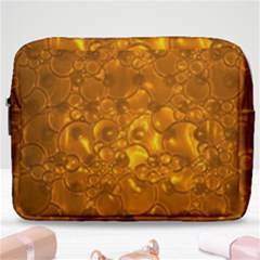 Bubbles Circles Template Texture Make Up Pouch (large)