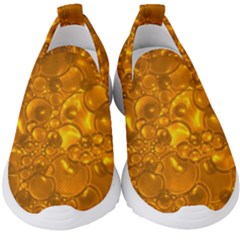 Bubbles Circles Template Texture Kids  Slip On Sneakers