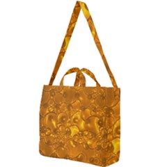 Bubbles Circles Template Texture Square Shoulder Tote Bag