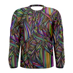 Abstract Background Men s Long Sleeve Tee