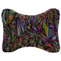 Abstract Background Velour Seat Head Rest Cushion View1