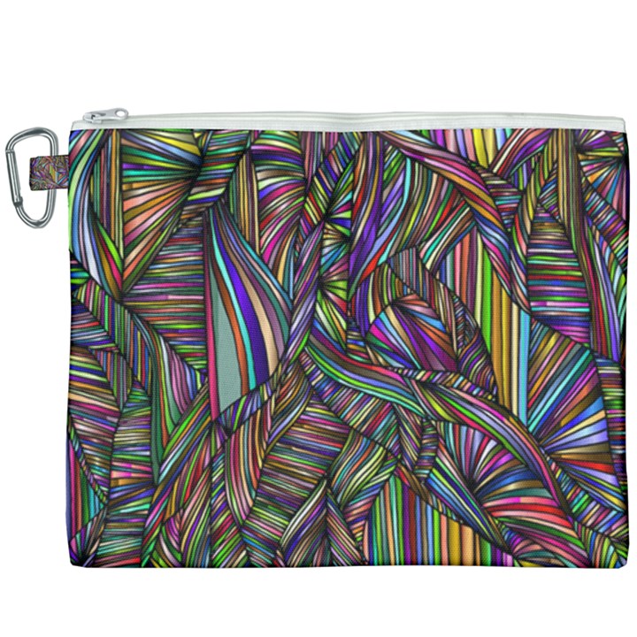 Abstract Background Canvas Cosmetic Bag (XXXL)