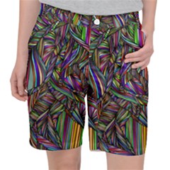 Abstract Background Pocket Shorts