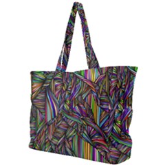 Abstract Background Simple Shoulder Bag