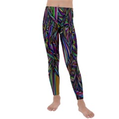 Abstract Background Kids  Lightweight Velour Leggings