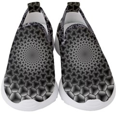 Pattern Abstract Graphic District Kids  Slip On Sneakers