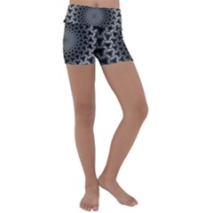 Pattern Abstract Graphic District Kids  Lightweight Velour Yoga Shorts