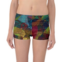 Background Color Template Abstract Boyleg Bikini Bottoms by Wegoenart