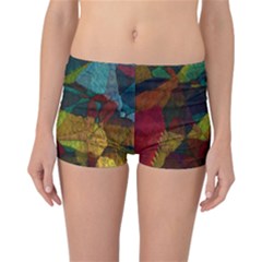 Background Color Template Abstract Reversible Boyleg Bikini Bottoms by Wegoenart