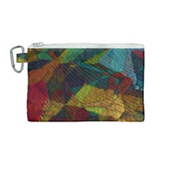 Background Color Template Abstract Canvas Cosmetic Bag (medium) by Wegoenart