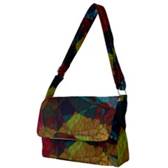 Background Color Template Abstract Full Print Messenger Bag