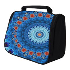 Rose Kaleidoscope Art Pattern Full Print Travel Pouch (small) by Wegoenart