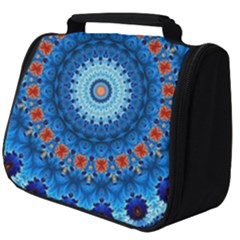 Rose Kaleidoscope Art Pattern Full Print Travel Pouch (big) by Wegoenart