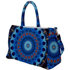 Rose Kaleidoscope Art Pattern Duffel Travel Bag