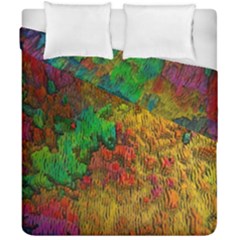 Background Color Template Abstrac Duvet Cover Double Side (california King Size) by Wegoenart