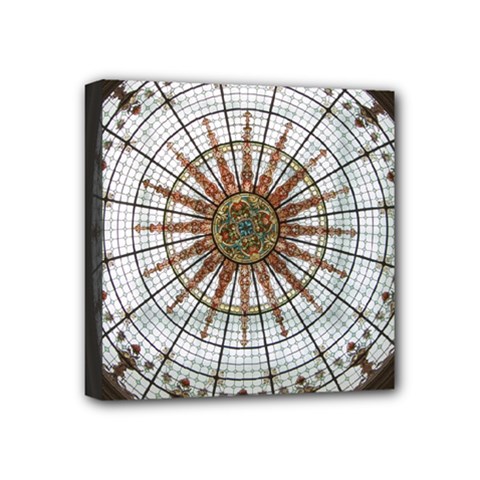 Dome Glass Architecture Glass Dome Mini Canvas 4  X 4  (stretched) by Wegoenart