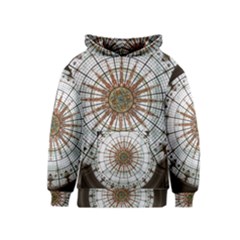 Dome Glass Architecture Glass Dome Kids  Pullover Hoodie by Wegoenart